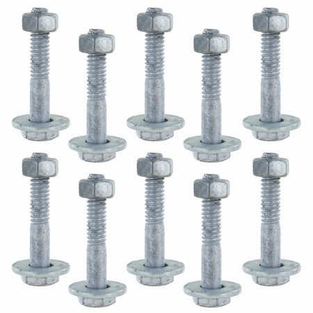 Us Cargo Control E-Track Fastener Pack 1-1/2" Hex Bolt, Nut & Washer (10 pk) ETBOLTPACK15